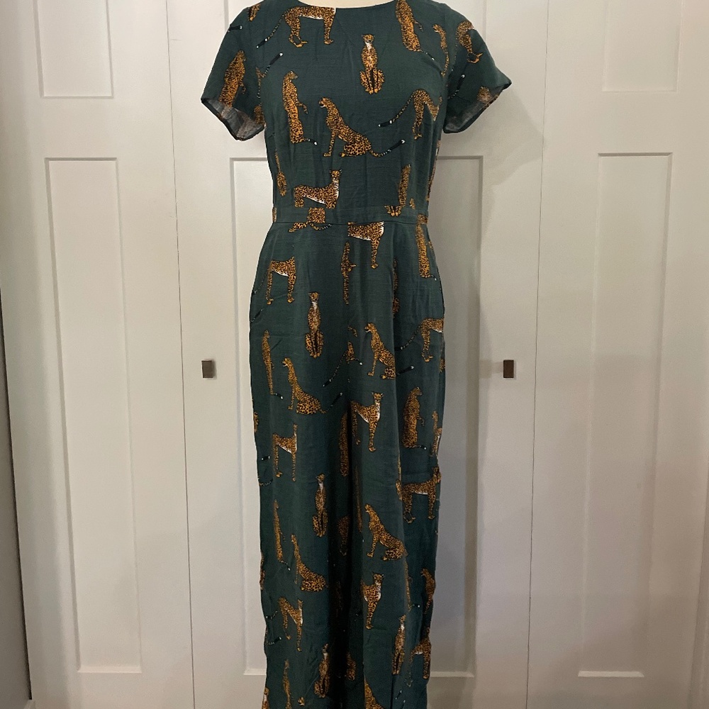 ModCloth leopard jumpsuit